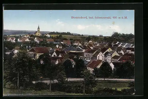 AK Bonndorf /Schwarzw., Ortsansicht aus der Vogelschau