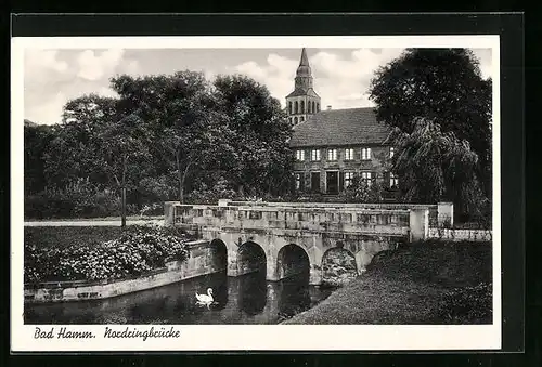 AK Bad Hamm, Partie an der Nordringbrücke