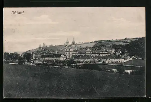 AK Schöntal, Kloster Schöntal aus der Vogelschau