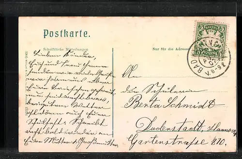 AK Bad-Kissingen, Portrait und Wohnhaus von Bismarck