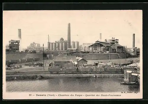 AK Denain, Chantiers des Forges - Quartier des Hauts-Fourneaux