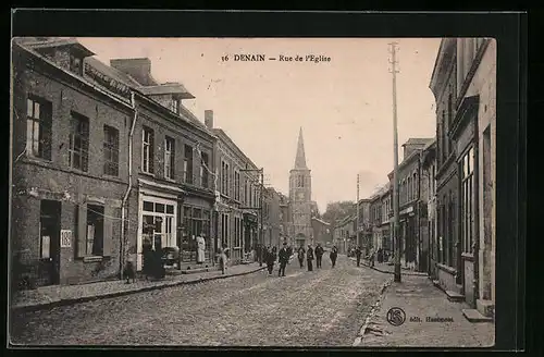 AK Denain, Rue de l`Eglise