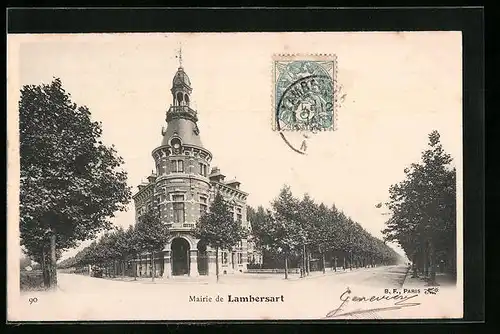 AK Lambersart, La Mairie