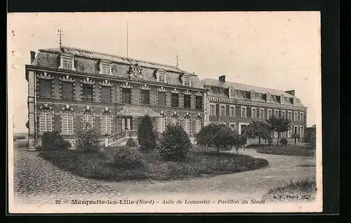 AK Marquette-lez-Lille, Asile de Lommelet - Pavillon du Sénat