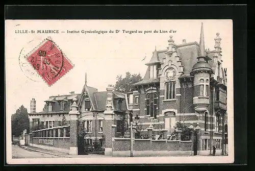 AK Lille-St-Maurice, Institut Gynecologique du Dr Turgand au pont du Lion d`or