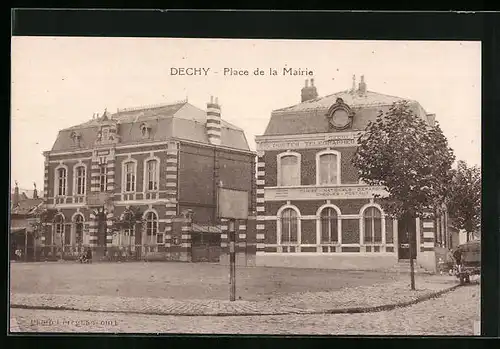 AK Dechy, Place de la Mairie