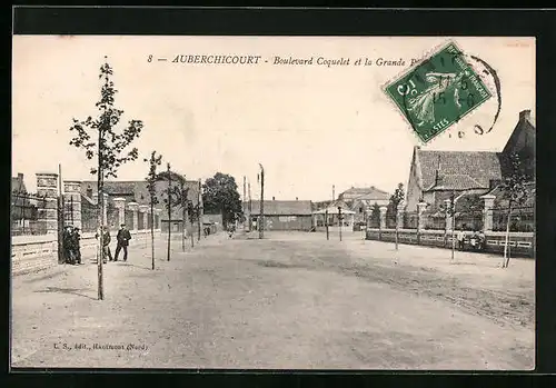 AK Auberchicourt, Boulevard Coquelet