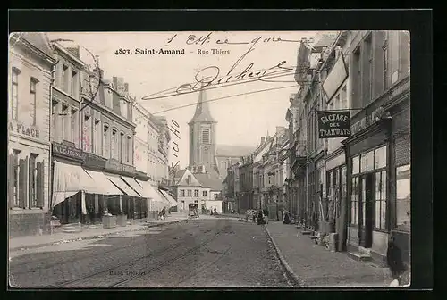 AK Saint-Amand, Rue Thiers