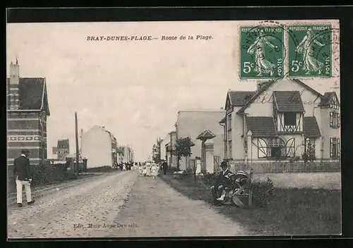 AK Bray-Dunes-Plage, Route de la Plage