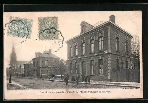 AK Aniche, Facade de l`Ecole Publique de Garcons