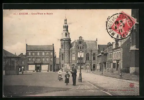 AK Aniche, Grand`Place et Mairie