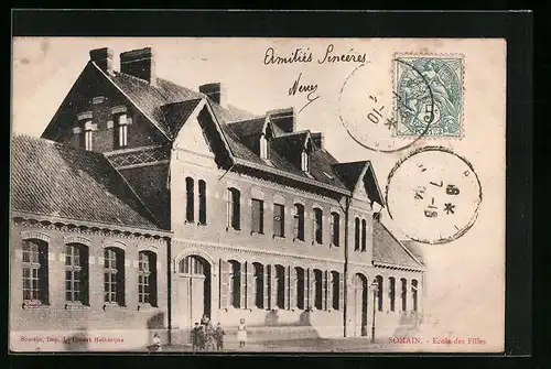 AK Somain, Ecole des Filles