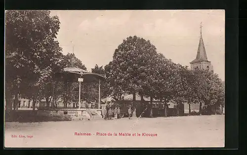 AK Raismes, Place de la Mairie et le Kiosque