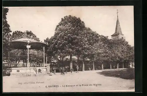 AK Raismes, Le Kiosque et la Place de l`Eglise