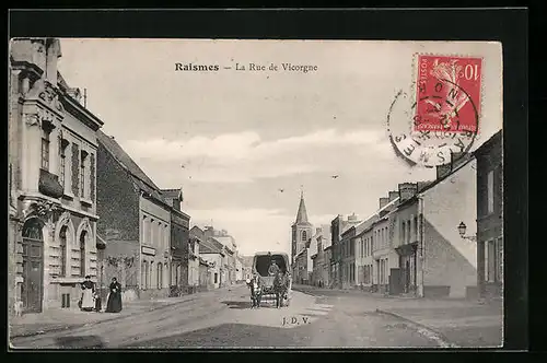 AK Raismes, La Rue de Vicorgne