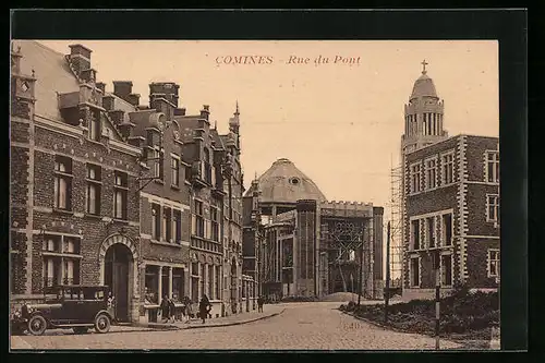 AK Comines, Rue du Pont, Strassenpartie