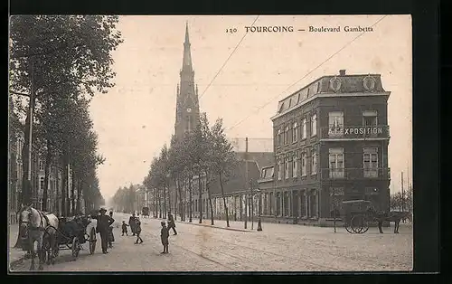 AK Tourcoing, Boulevard Gambetta