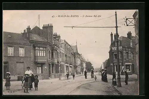 AK Malo-les-Bains, L`Avenue Bel-Air