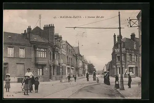 AK Malo-les-Bains, L`Avenue Bel-Air