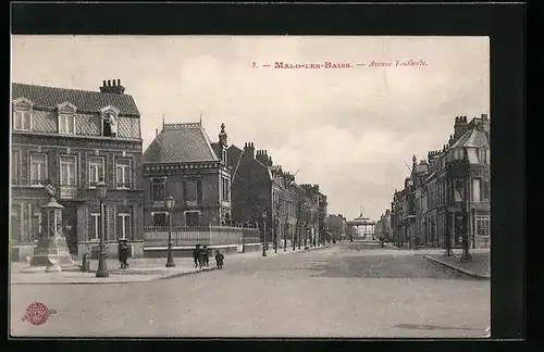 AK Malo-les-Bains, Avenue Faidherbe