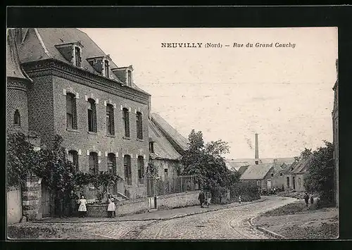 AK Neuvilly, Rue du Grand Cauchy