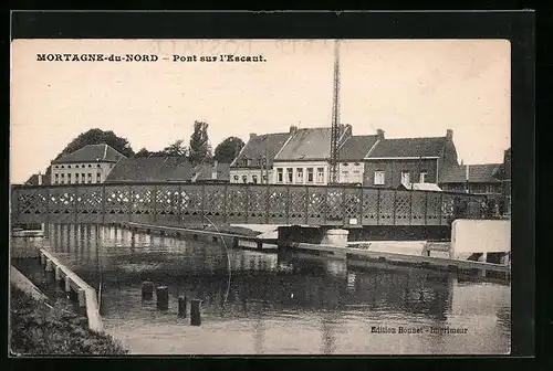 AK Mortagne-du-Nord, Pont sur l`Escaut