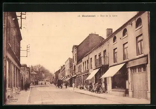 AK Hautmont, Rue de la Gare