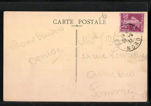 AK Hautmont, Rue de la Gare