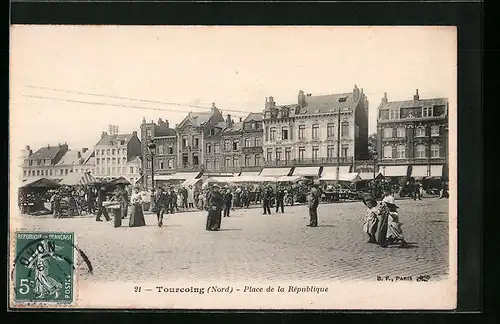 AK Tourcoing, Place de la République