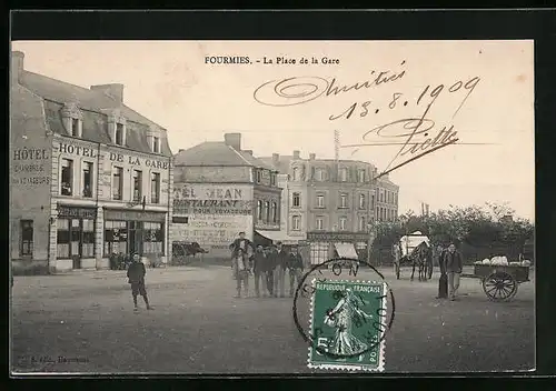AK Fourmies, La Place de la Gare