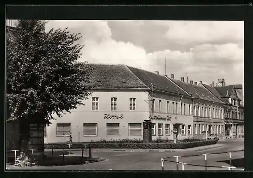 AK Elsterwerda, HO-Gasthaus und Hotel Europäischer Hof