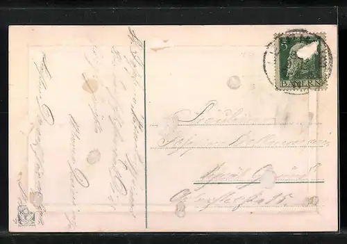 AK Leipheim, Schloss mit Umgebung