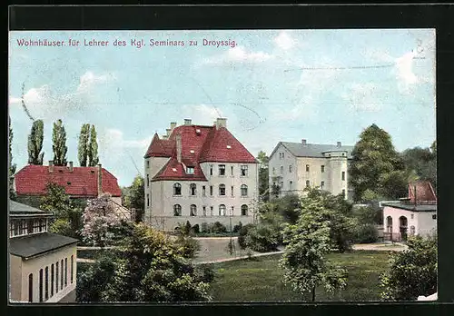 AK Droyssig, Wohnhäuser für Lehrer des Kgl. Seminars