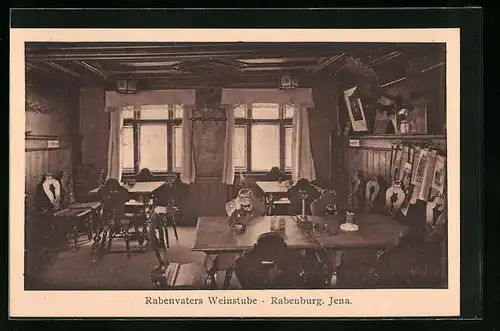 AK Jena, Restaurant Rabenvaters Weinstube, Innenansicht