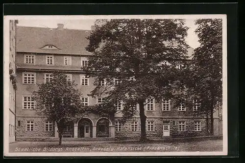 AK Droyssig, Staatl. Bildungs-Anstalten, Frauenschule
