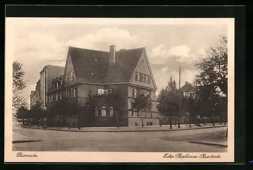 AK Diemitz, Berliner Ecke Breitestrasse