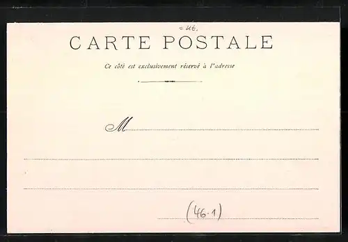 AK Genève, La Rue du Mont-Blanc, Strassenbahn