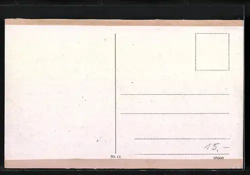 AK Mannheim, Hauptpost mit Strassenbahn