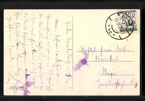 AK Linz a. D., Strassenbahn am Platz des 12. Novembers