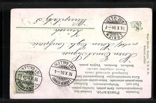 AK Namenstag von Ernst mit Flusspartie