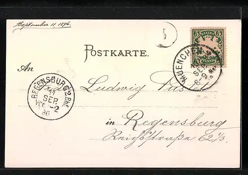 Lithographie München, Cafe-Restaurant Isarlust