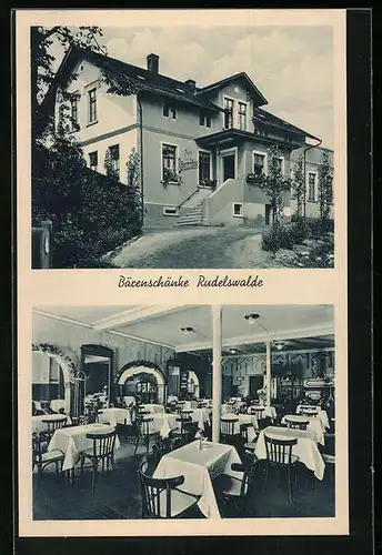 AK Rudelswalde, Gasthaus Bärenschänke