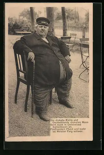 AK Kellenhusen, Übergewichtiger Meister Feig