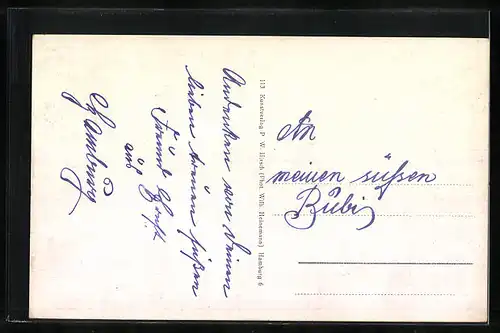 AK Hamburg-Kontorhausviertel, Chilehaus und Ballinhaus aus der Vogelschau
