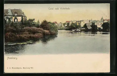 AK Hamburg, Canal nach Winterhude