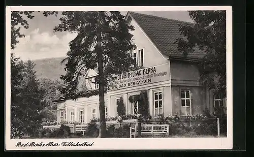 AK Bad Berka, Volksheilbad der Sozialversicherungsanstalt Thüringen