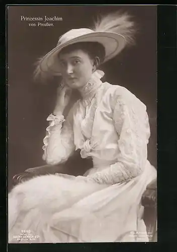 AK Portrait der Prinzessin Joachim von Preussen