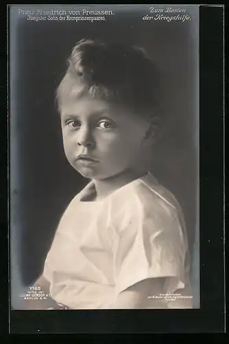 AK Prinz Friedrich von Preussen, Jüngster Sohn des Kronprinzenpaares