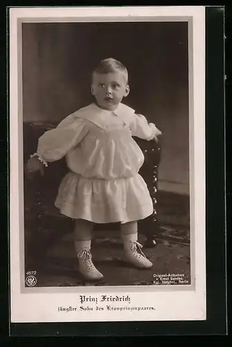 AK Prinz Friedrich, Jüngster Sohn des Kronprinzenpaares