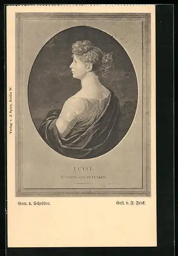 AK Portrait der Königin Luise von Preussen
